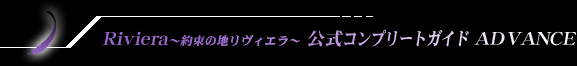 公式コンプリートガイド ADVANCE